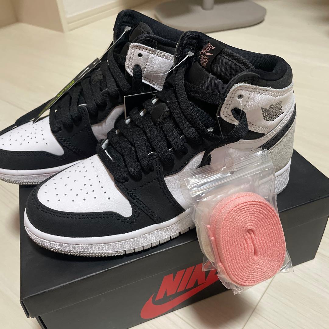 【未着用】NikeAirJordan1レトロHIGHOG GSブリーチドコーラル