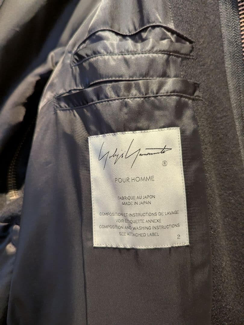 YOUJI YAMAMOTO POUR HOMME ファスナーモッズコート