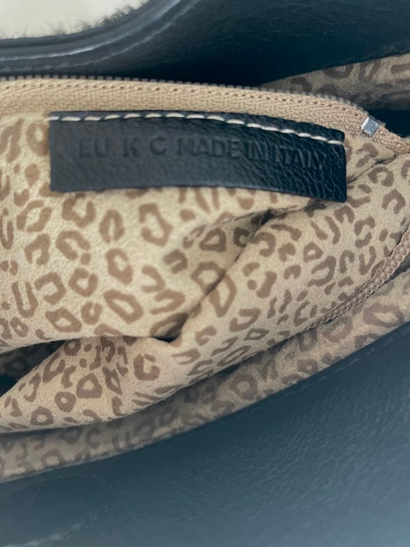 Cartier カルティエ パンテール ワンショルダーバッグ ハラコ ブラック