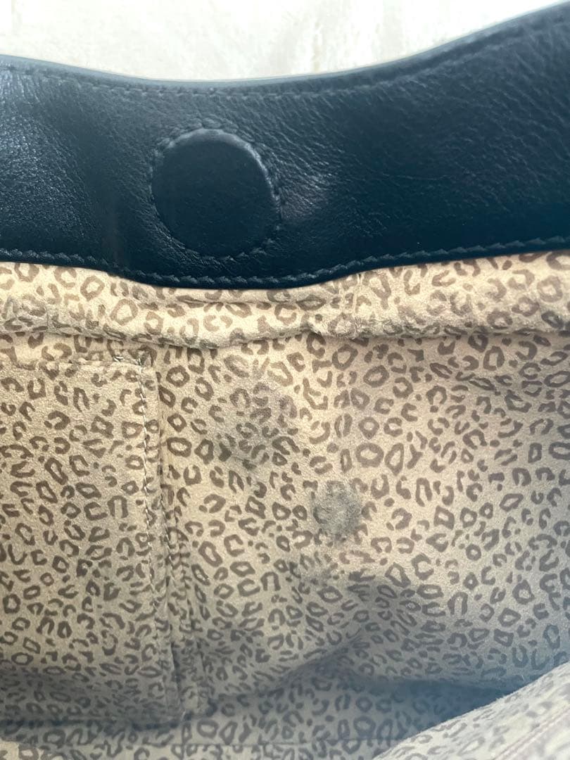 Cartier カルティエ パンテール ワンショルダーバッグ ハラコ ブラック