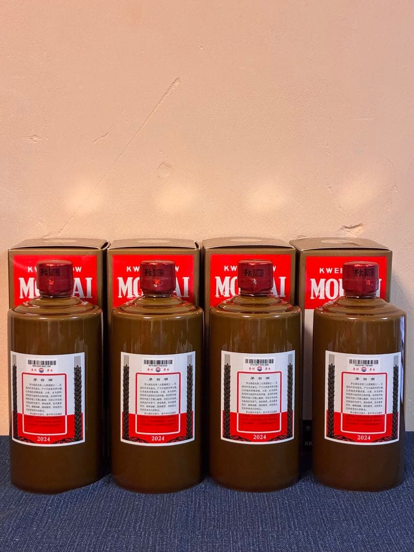 【未開栓】4本セット貴州茅台酒 精品（ジンピン）2024年製 500ml