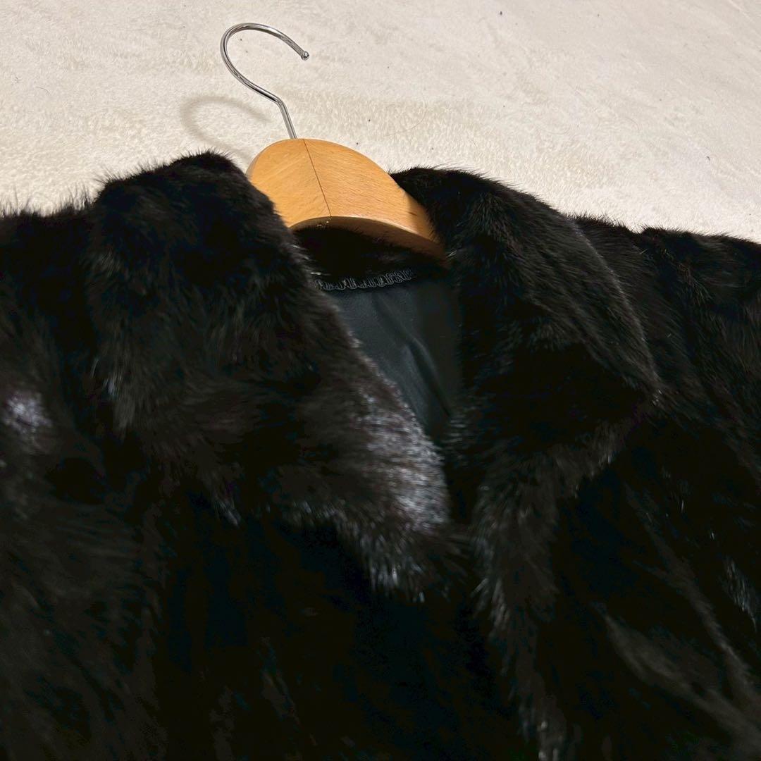 13から15号 XLからXXLサイズ！ミンク 毛皮 ジャケット コート リアル