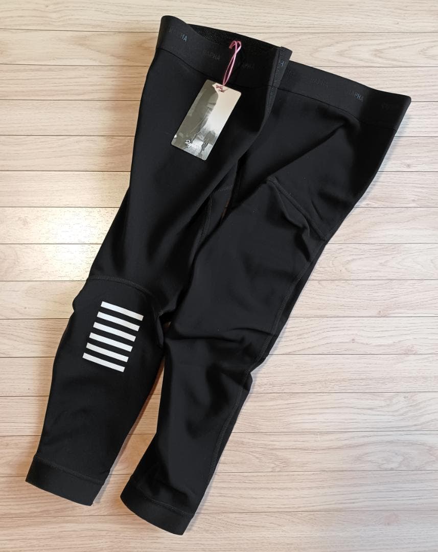 新品 Rapha プロチーム レッグウォーマー M ブラック / ラファ