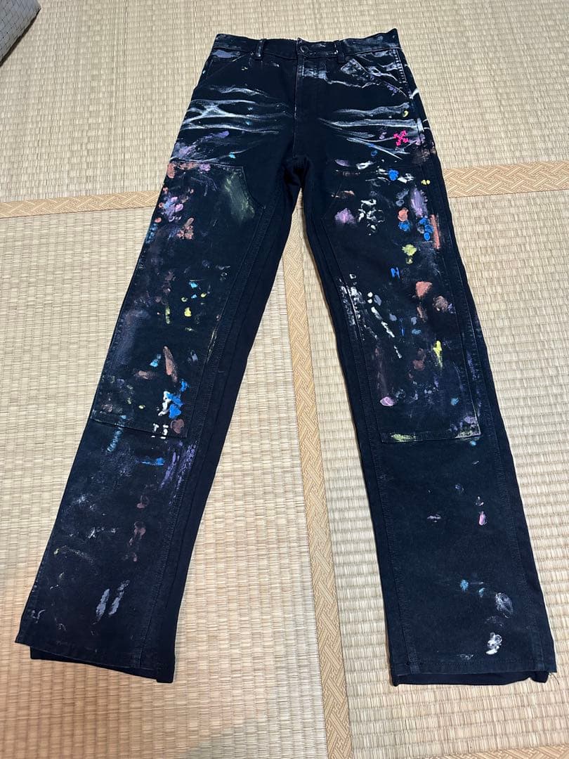 offwhite ペンキ加工　ペインターパンツ