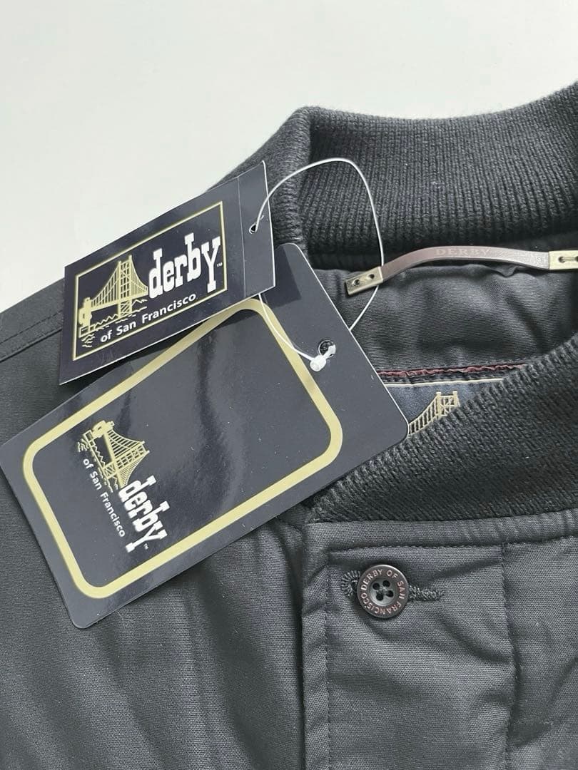 derby of san francisco vestダービー ベスト 黒赤 L
