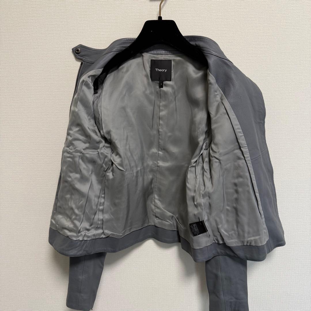 こさめさん専用セオリー 羊革 シングル レザージャケット ぐれー