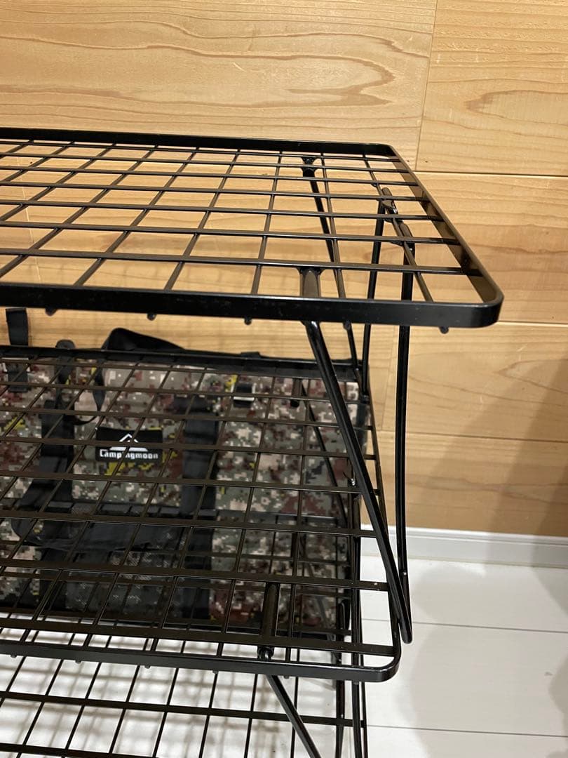 【送料込】ユニフレーム　フィールドラック　3枚　専用ケース付