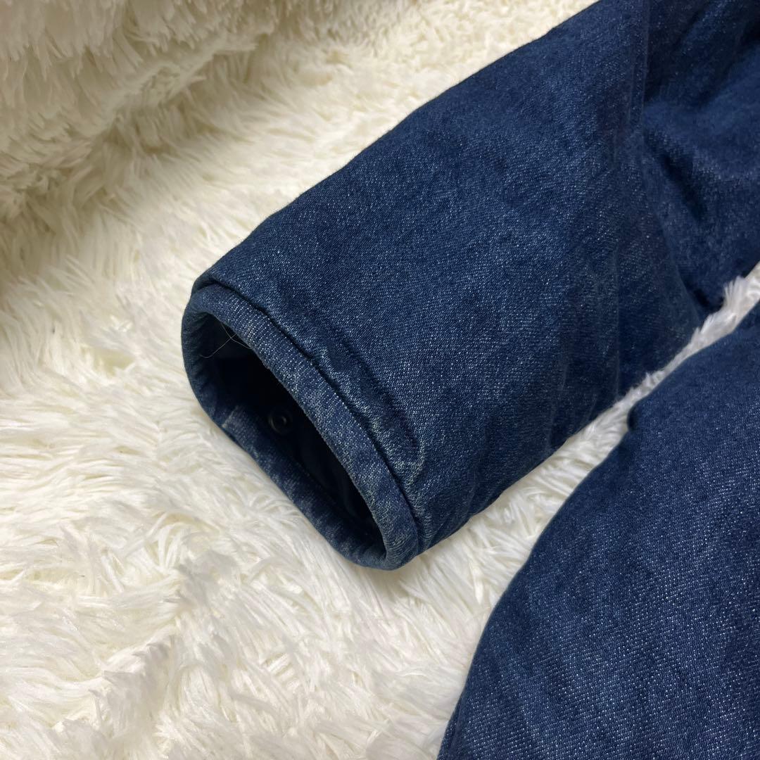 【極美品】GALERIE VIE セルヴィッチデニム キルトノーカラー ブルゾン