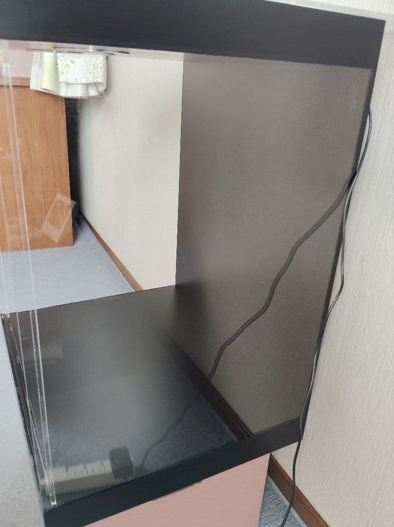 アクリル製黒ケース 照明付き ヨメテラス製