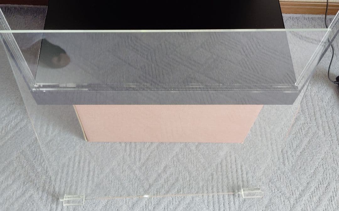 アクリル製黒ケース 照明付き ヨメテラス製