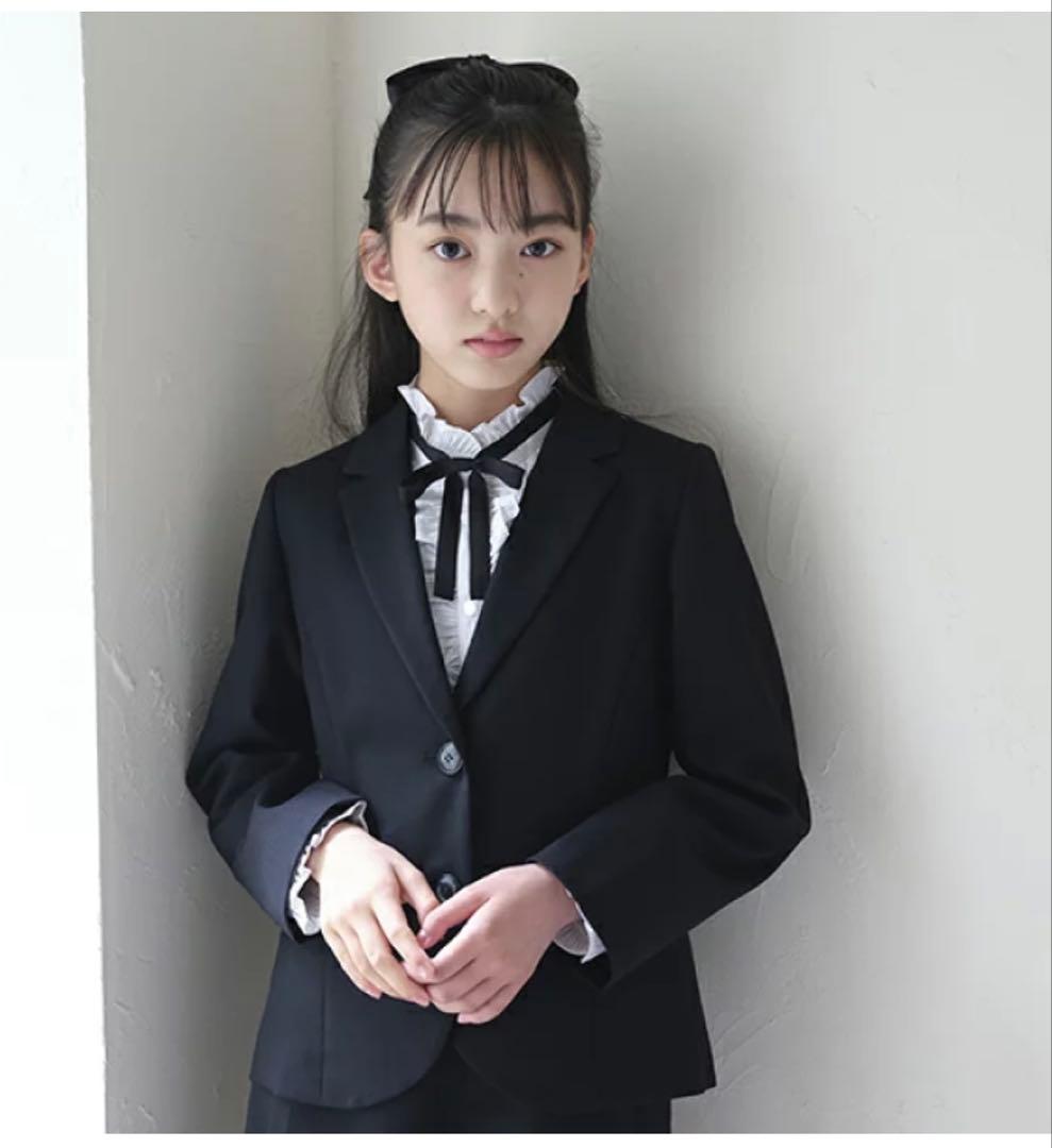 メゾピアノ160卒服（ジャケット＆ブラウス）　セレモニーコレクション2024