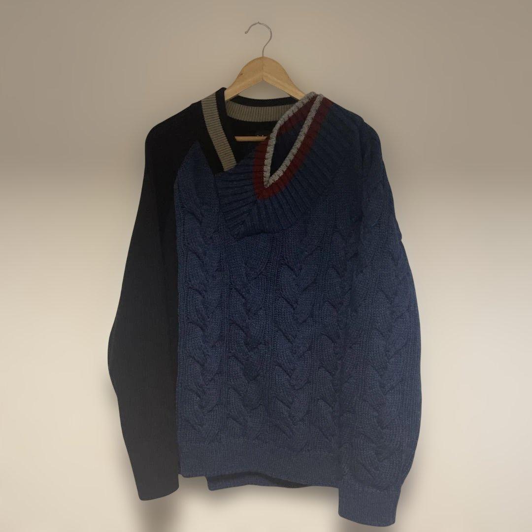 【kolor 21AW】クレイジーパターン ニット サイズ1