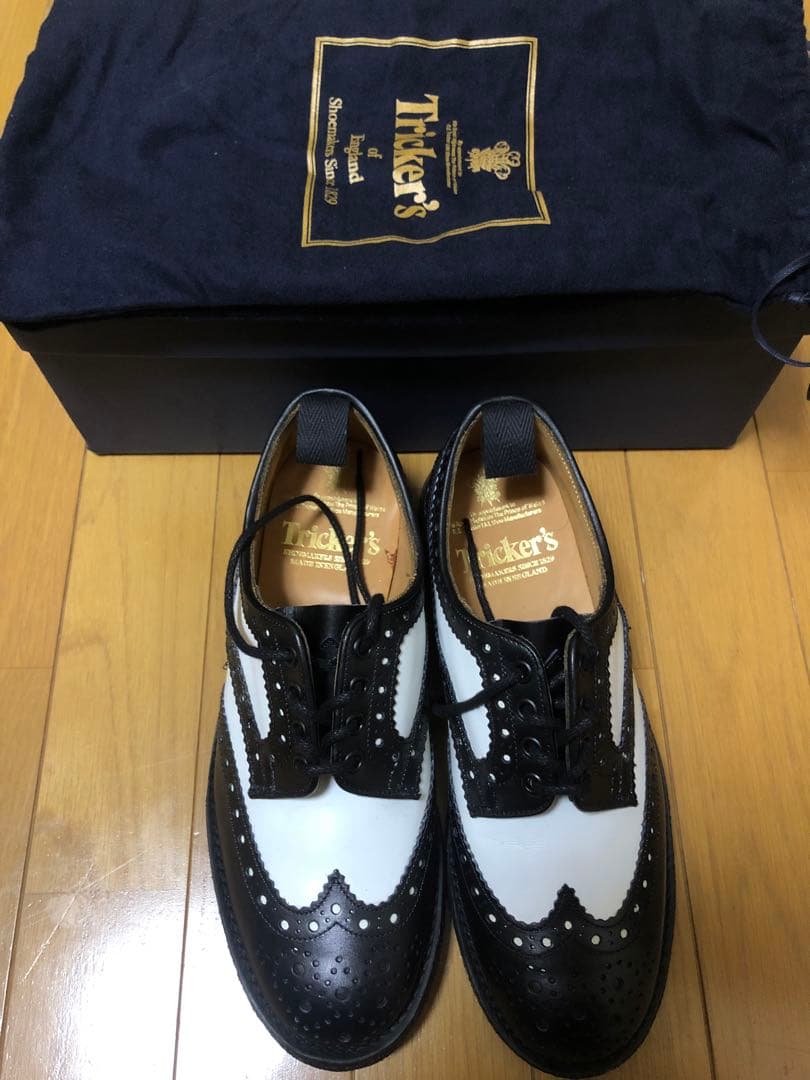 Tricker's ウィングチップ UK7 新品未使用