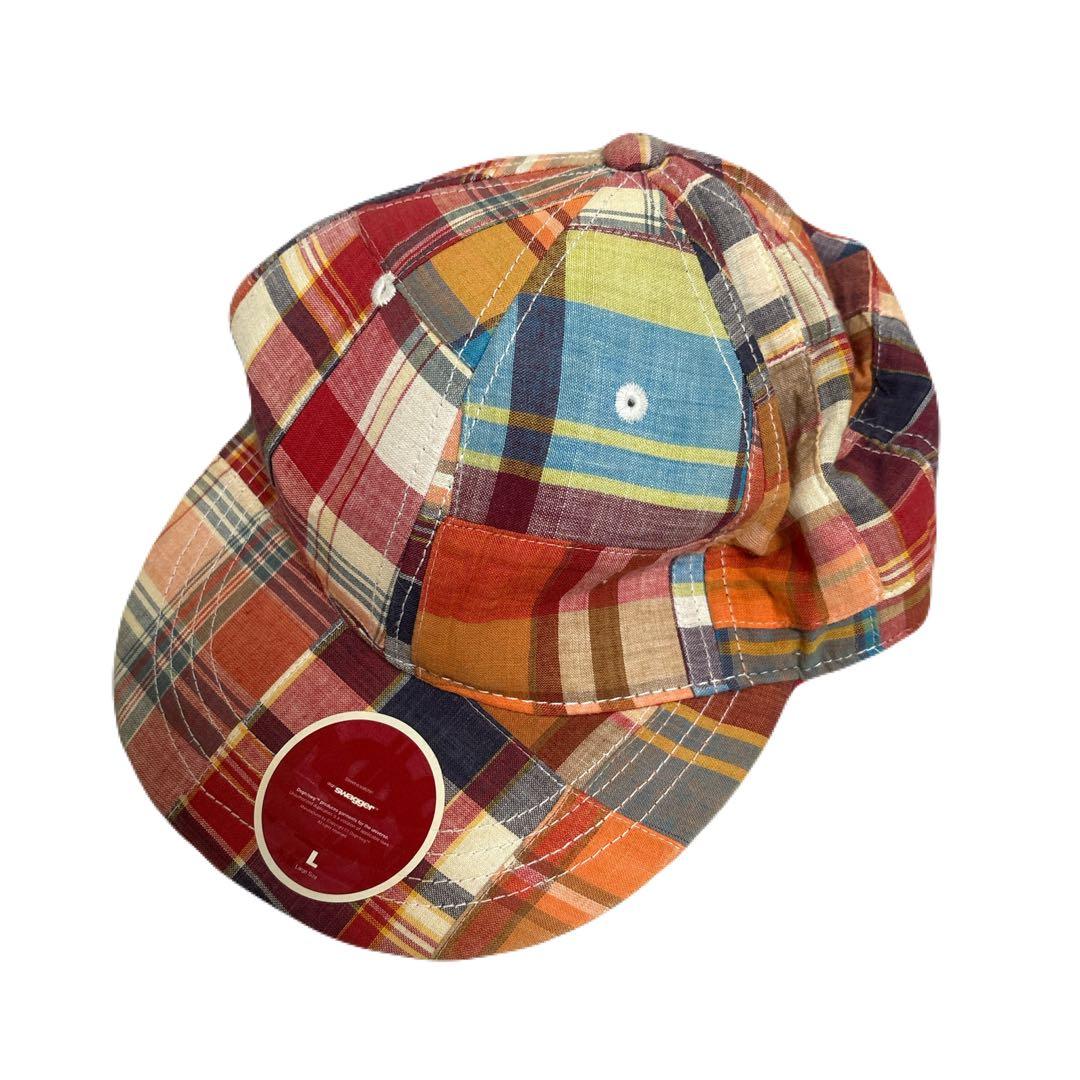 帽子 swagger archive check pattern panel cap