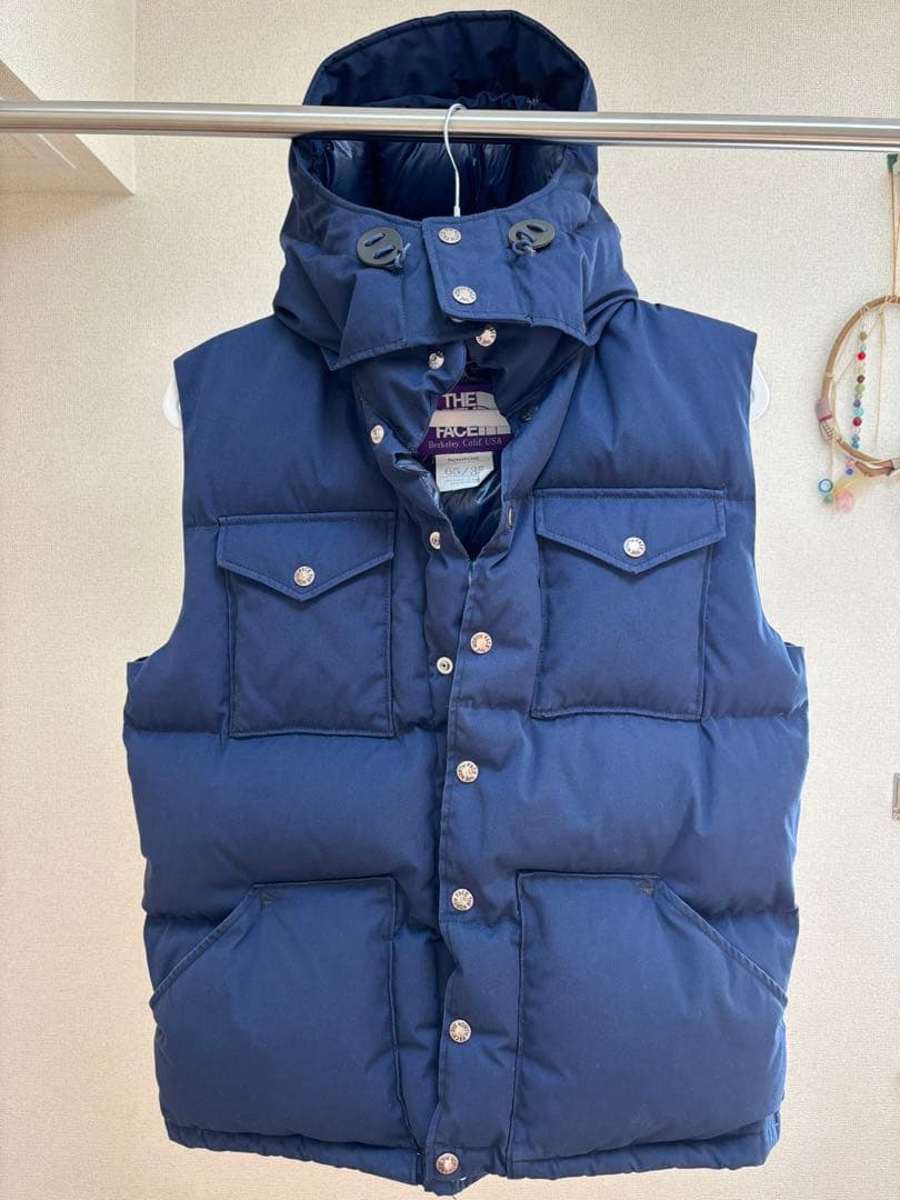 【美品】THE NORTH FACE パープルレーベルシエラ ダウンベスト L