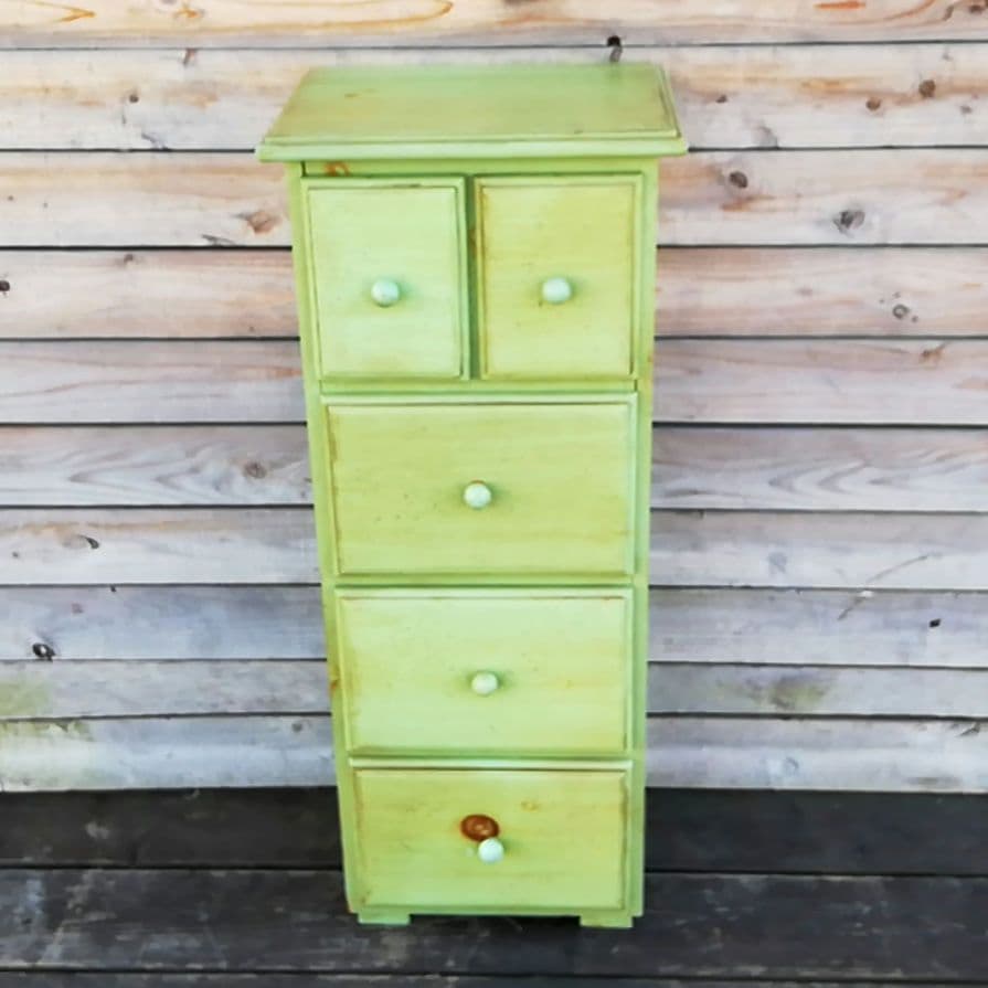 M●希少イタリア製☞Demain☜ヴィンテージ　4段　ミニ　チェスト