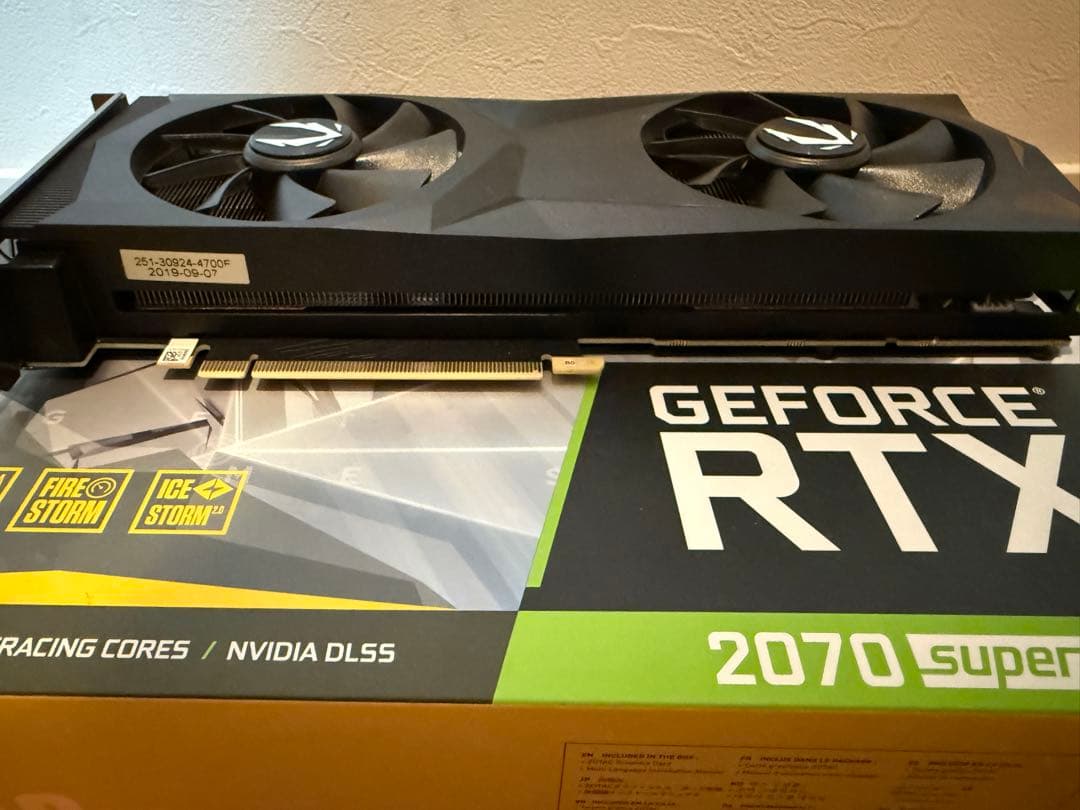 グラフィックボード・グラボ・ビデオカード ZOTAC GEFORCE RTX 2070 SUPER