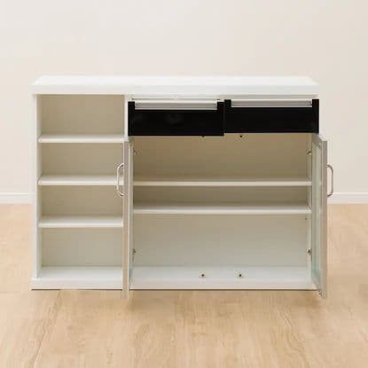 【送料込 / 値引有】ホワイトカウンターテーブル 幅120cm【ニトリ】