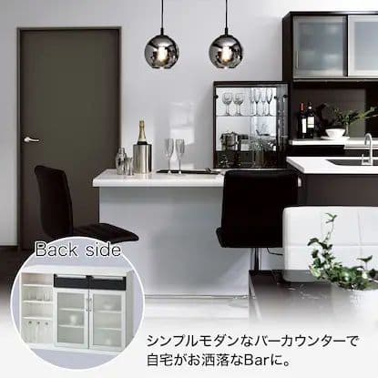 【送料込 / 値引有】ホワイトカウンターテーブル 幅120cm【ニトリ】