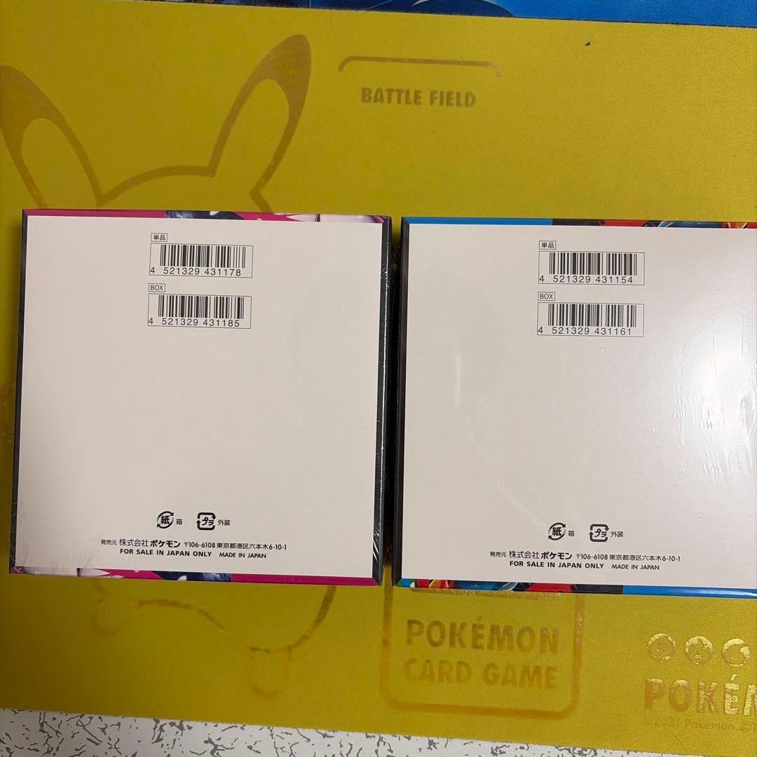 ポケモンカード　メガブレイブ　メガシンフォニア　シュリンク付き　各 1 BOX