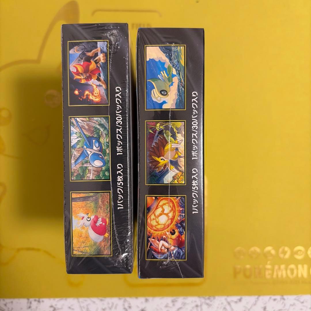 ポケモンカード　メガブレイブ　メガシンフォニア　シュリンク付き　各 1 BOX