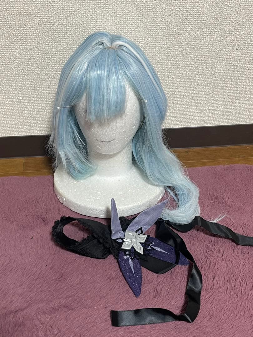 原神　エウルア　コスプレ衣装　ウィッグ　靴　猫屋本舗