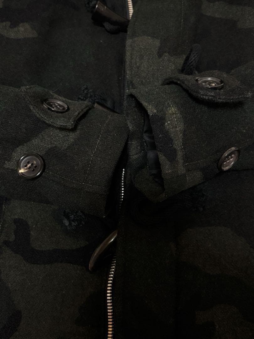 ジャケット・アウター AKM WOOL CAMO DUFFLE COAT