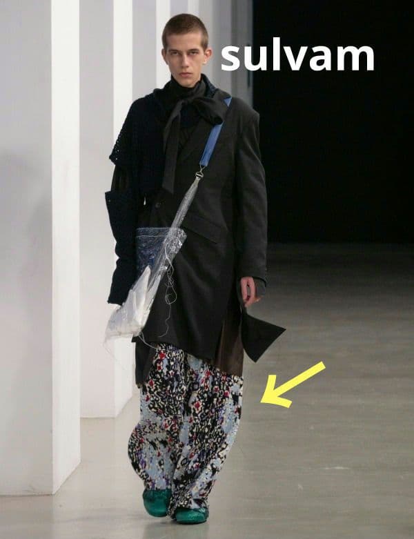 新品未使用タグ付sulvamサルエル風パンツ