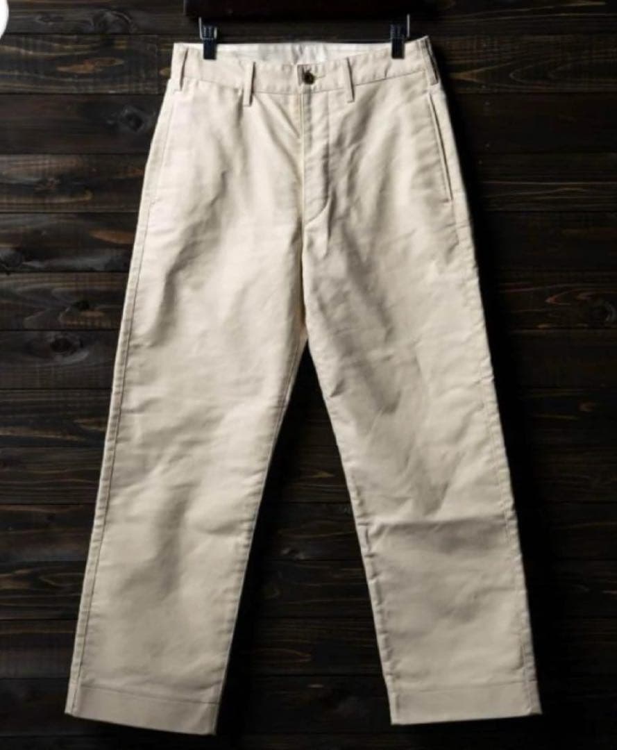 PABLO VINCI Oiled chino trousers L ナチュラル