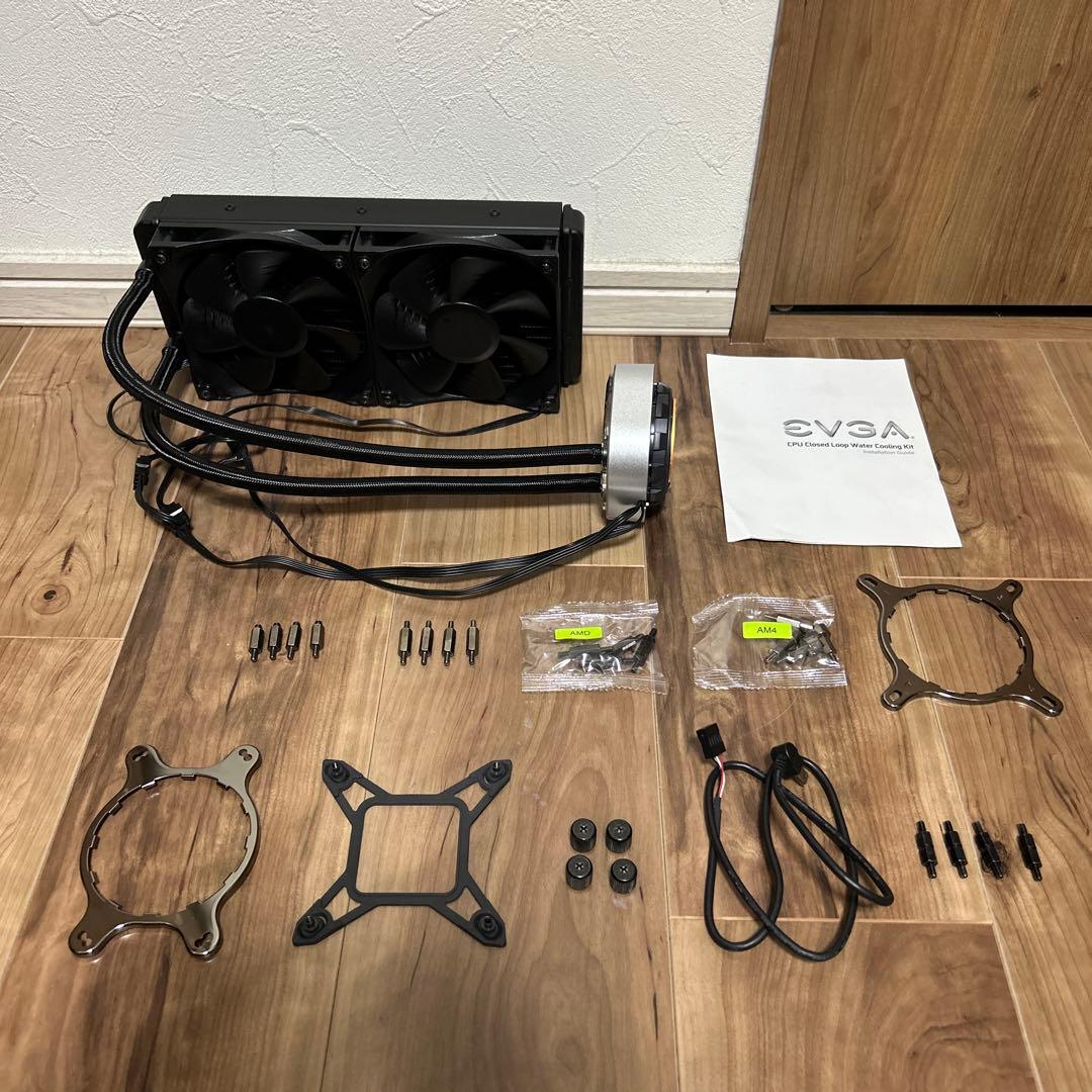 【EVGA】CLC 240 AIO 簡易水冷クーラー 箱なし 付属品完備 清掃済