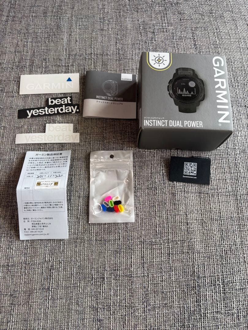 GARMIN INSTINCT DUAL POWER グラファイト