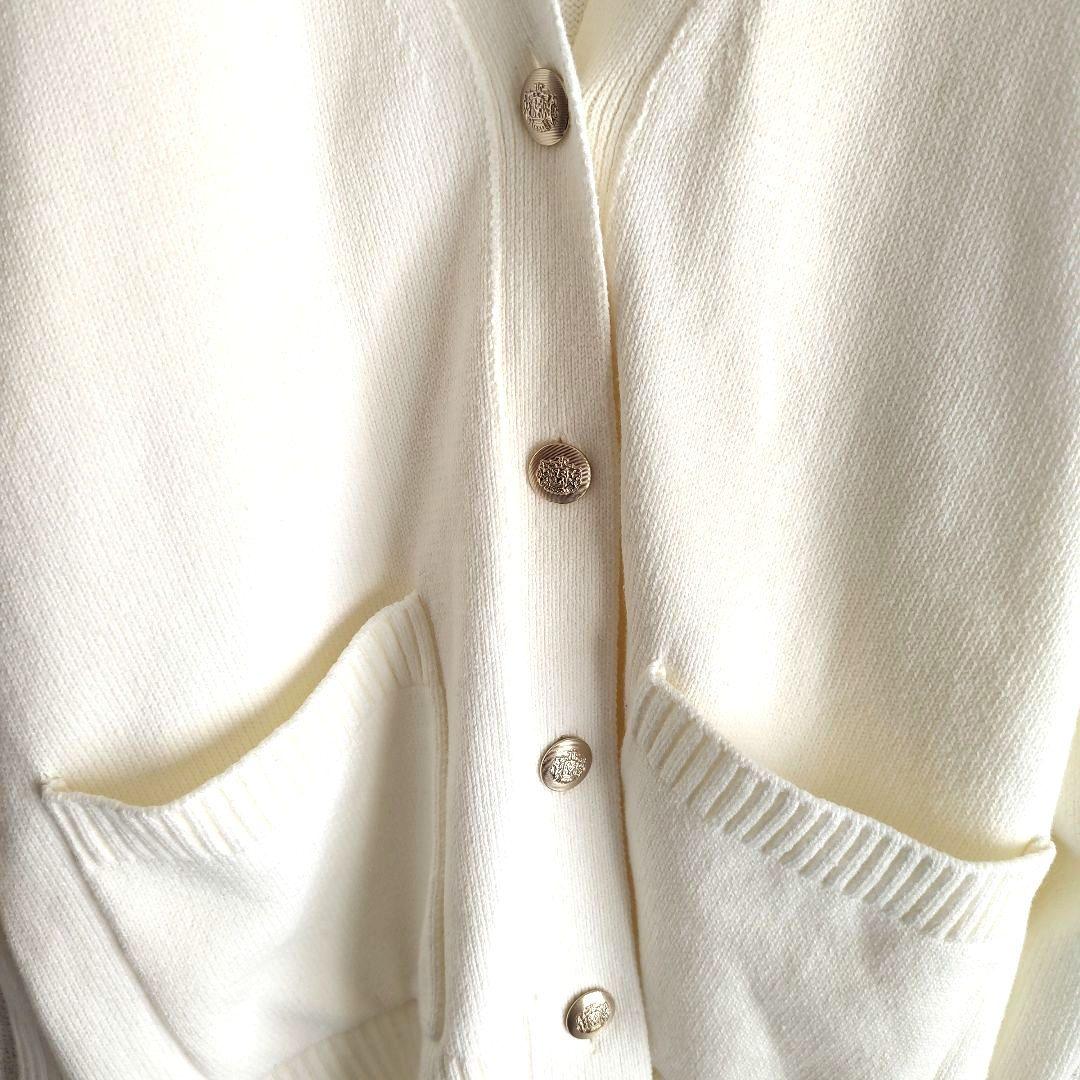 タグ付き新品未使用 23区 SLOW　アイボリー ニット コットン