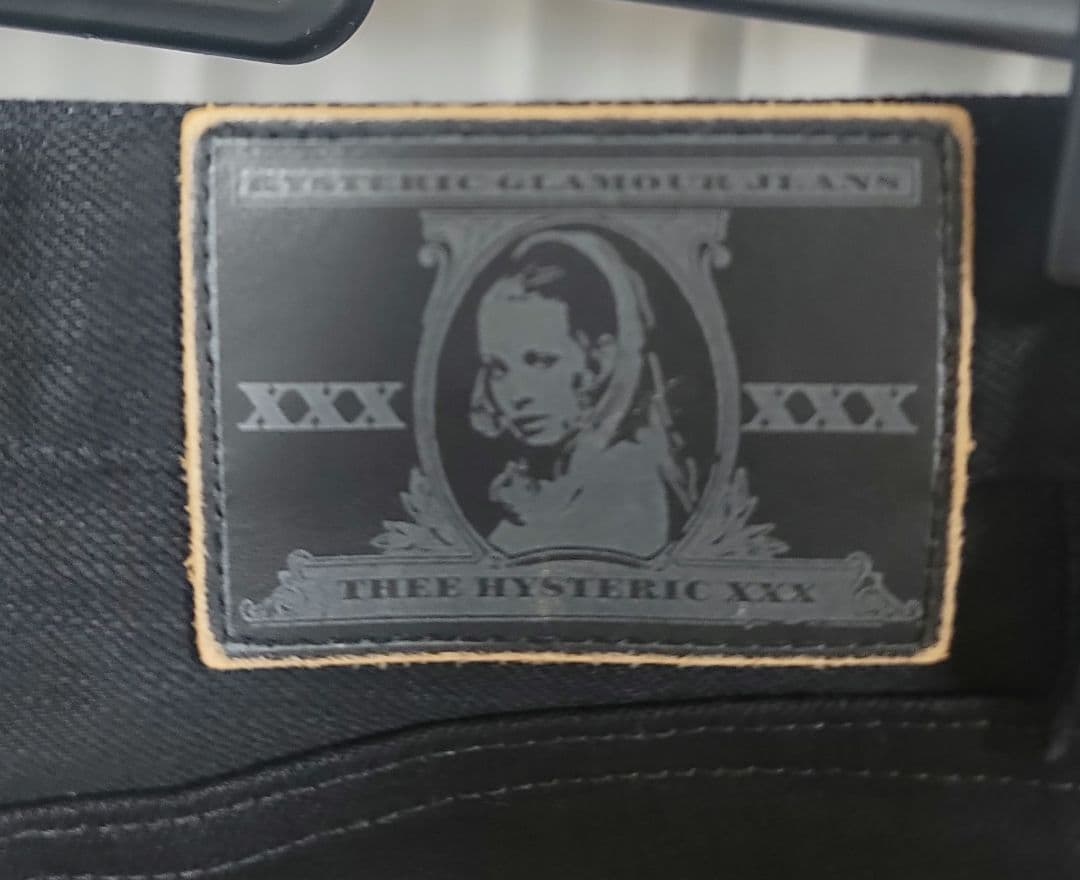 【美品】ヒステリックグラマー　XXX　ブラックデニム