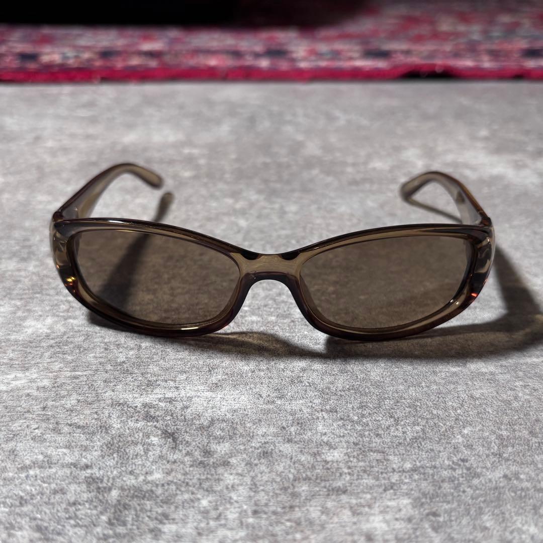 【極美品】GUCCI グッチ オーバル サングラス スクエアGロゴ y2k