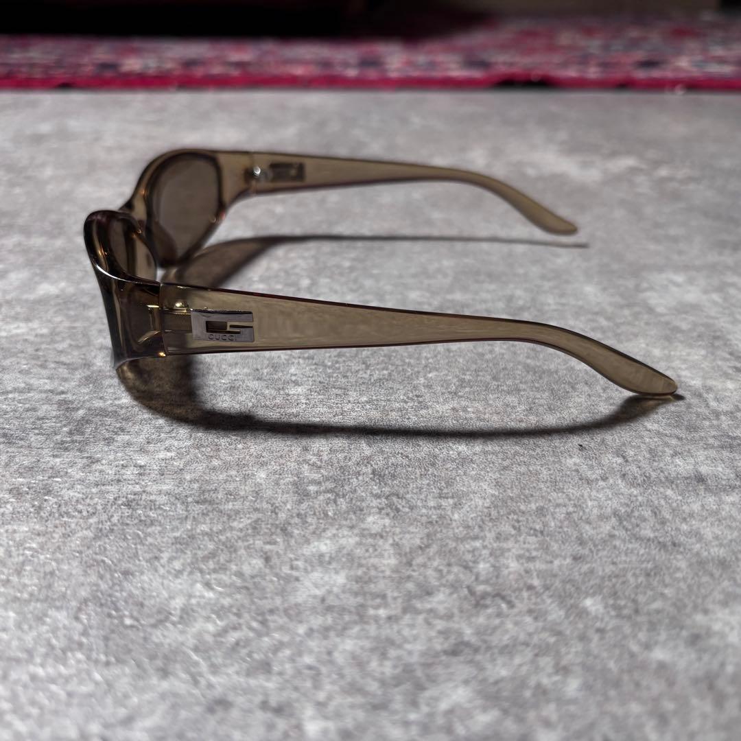 【極美品】GUCCI グッチ オーバル サングラス スクエアGロゴ y2k