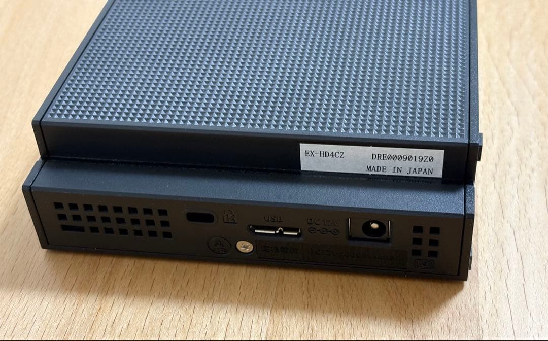 EX-HD4CZ(WD40EZRZ 4.0TB内蔵) 【使用時間48時間】