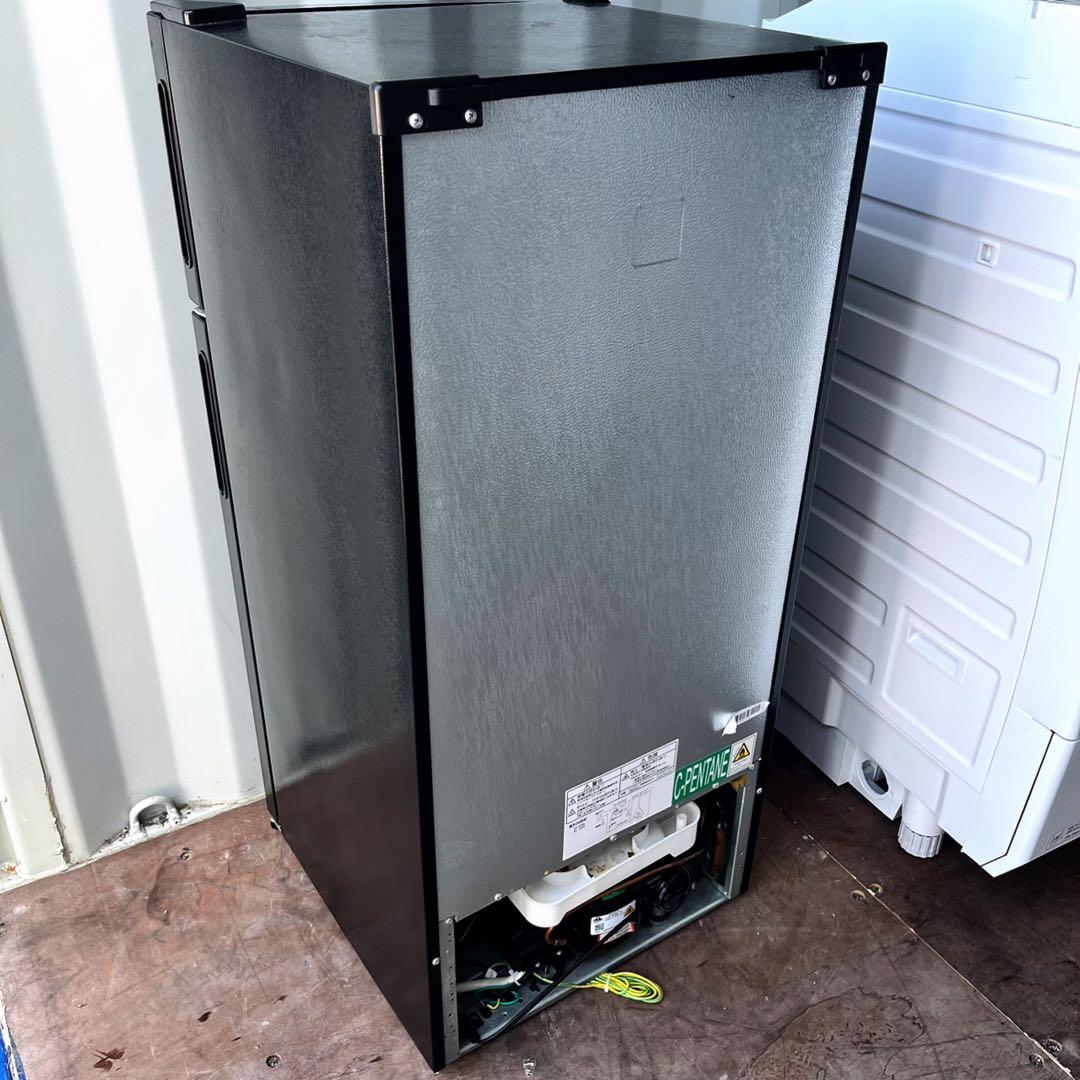 取付無料！コンパクト便利サイズ スタイリッシュダークシルバー冷蔵庫！洗濯機