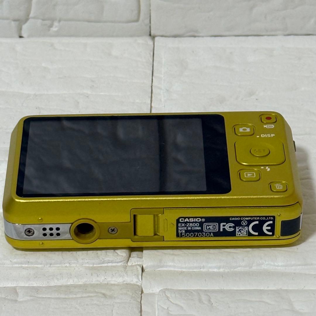 CASIO EXILIM EX-Z800 デジカメ イエロー 動作確認済 SD付