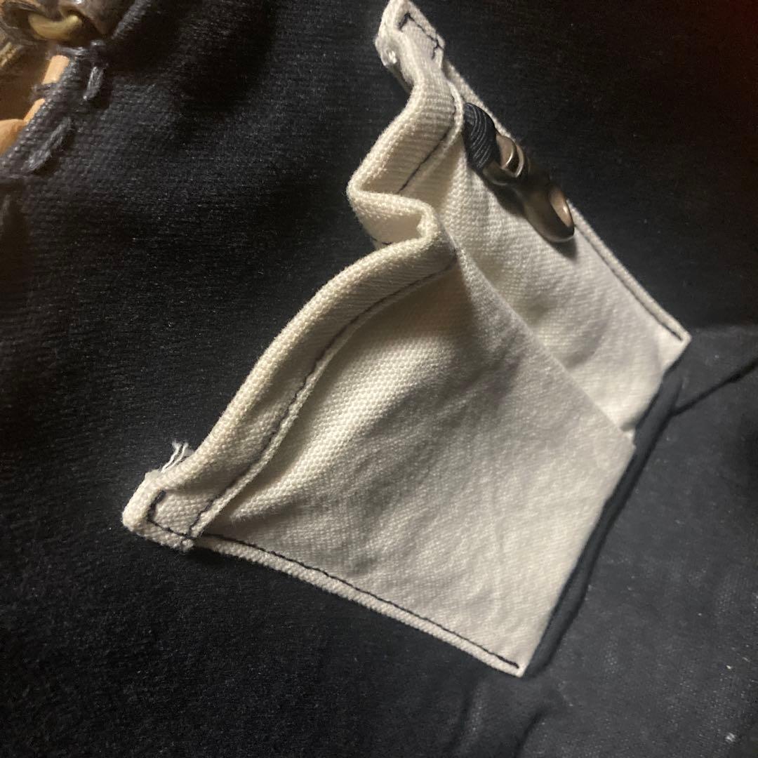 エバゴス ブライドルレザー　紅藤　ミニトート　ブラック　黒　ebagos