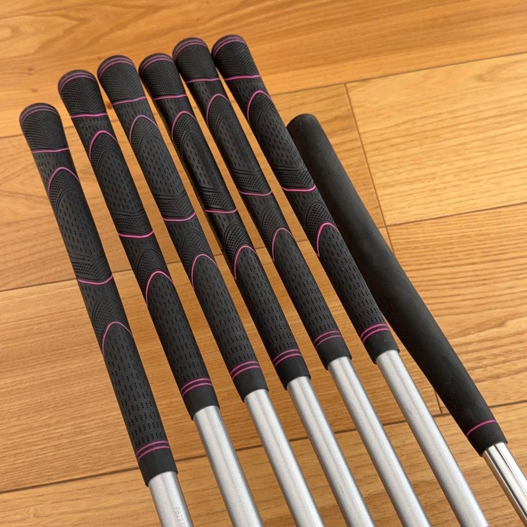 【美品】BRIDGESTONE ELLE レディース ゴルフクラブセット 8点