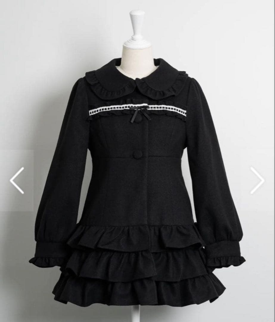 pium はしごレースティアードミニコート