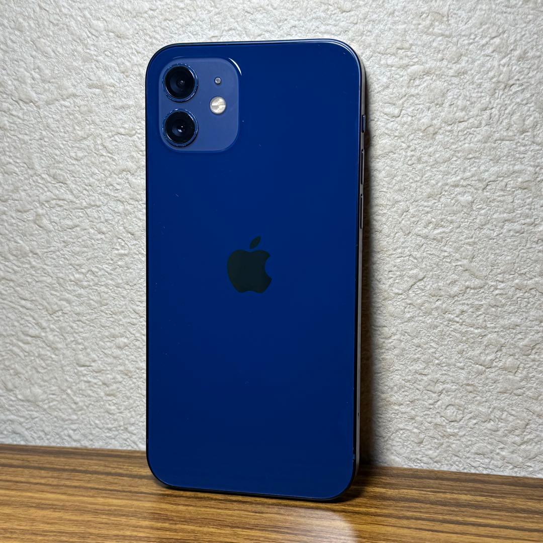 iPhone 12 64GB ブルー KDDI au SIMロックあり 本体