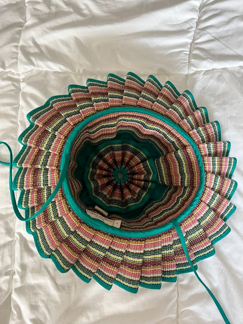 【美品】LORNA MURRAY｜麦わら帽子　カプリハット　L