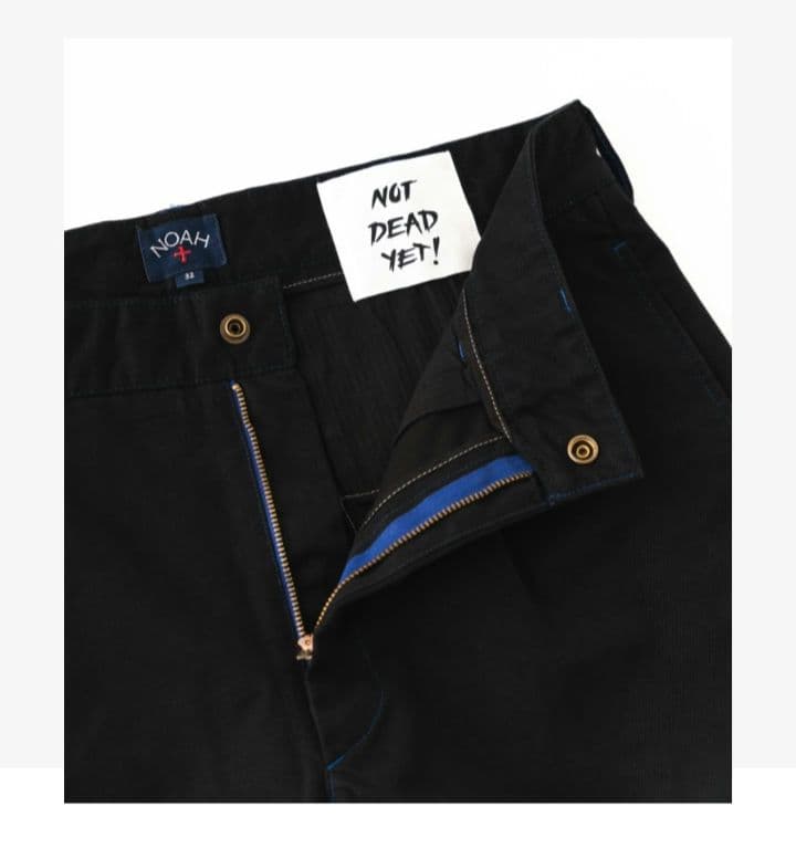 noah nyc チノパン ブラック 32 スラックス トラウザー