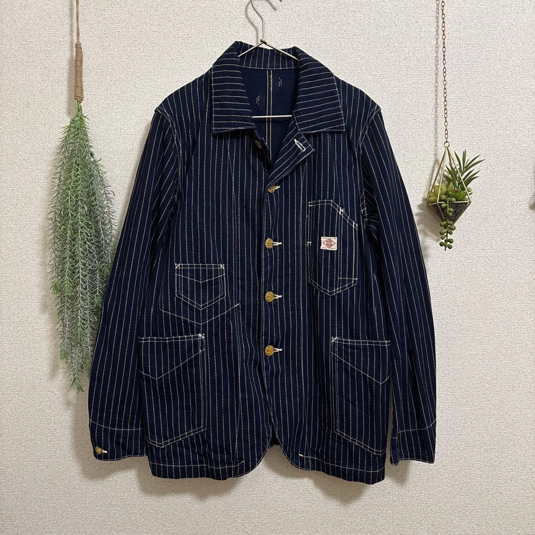 ⭐️紋次郎様　MARKAWARE ネイビー ストライプ カバーオール