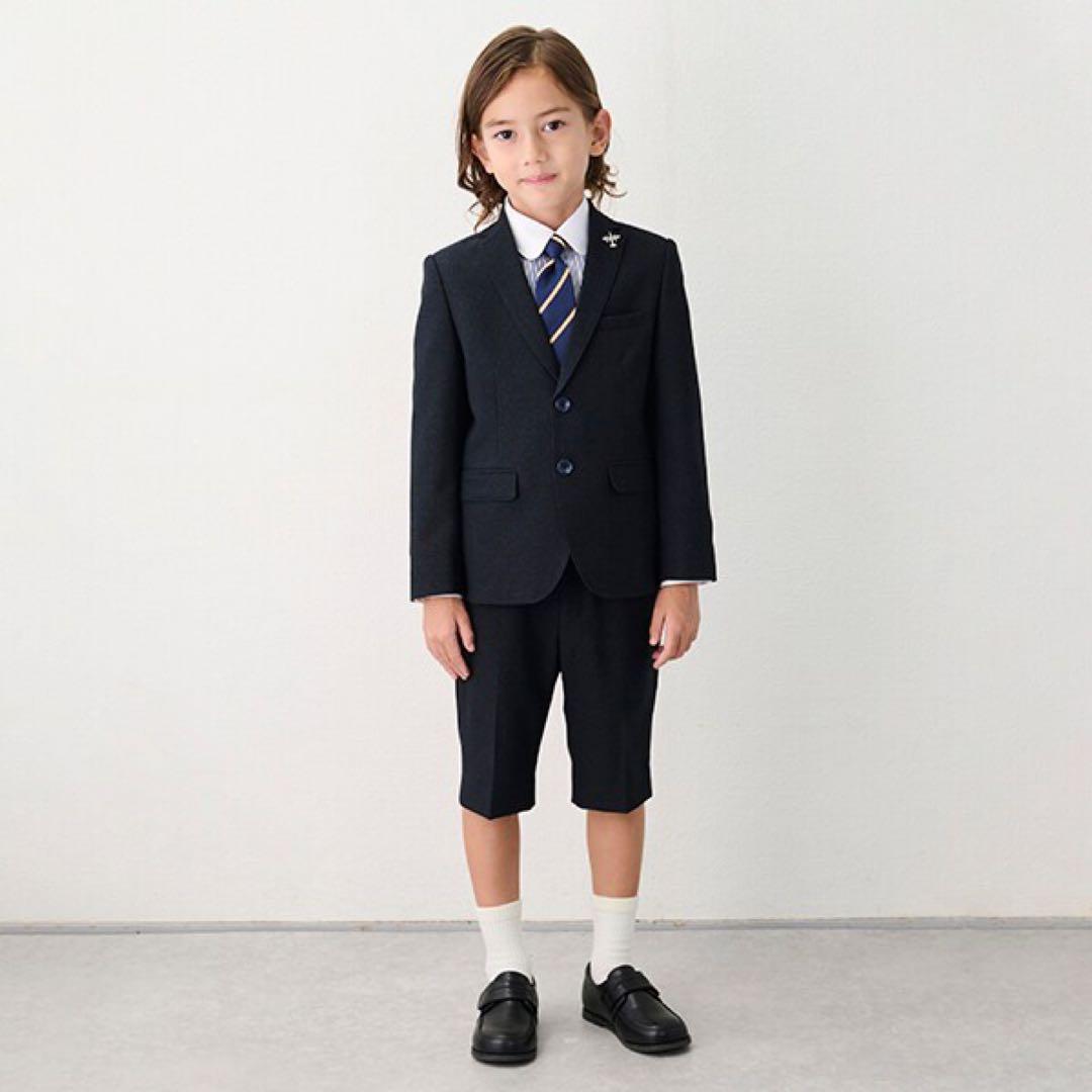 値下げ✩プティマイン(petit main)チャコールJK+ショートパンツセット