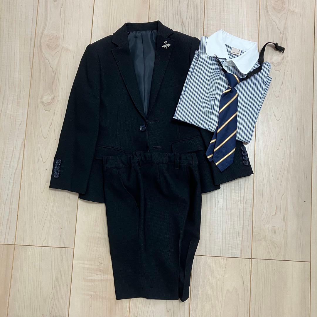 値下げ✩プティマイン(petit main)チャコールJK+ショートパンツセット