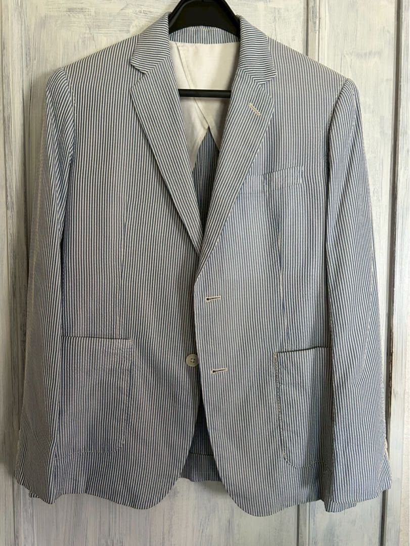 Cantate カンタータ シルクストライプジャケット