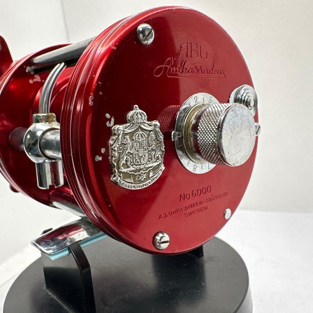 ABU Ambassadeur 6000 ベイトリール 赤
