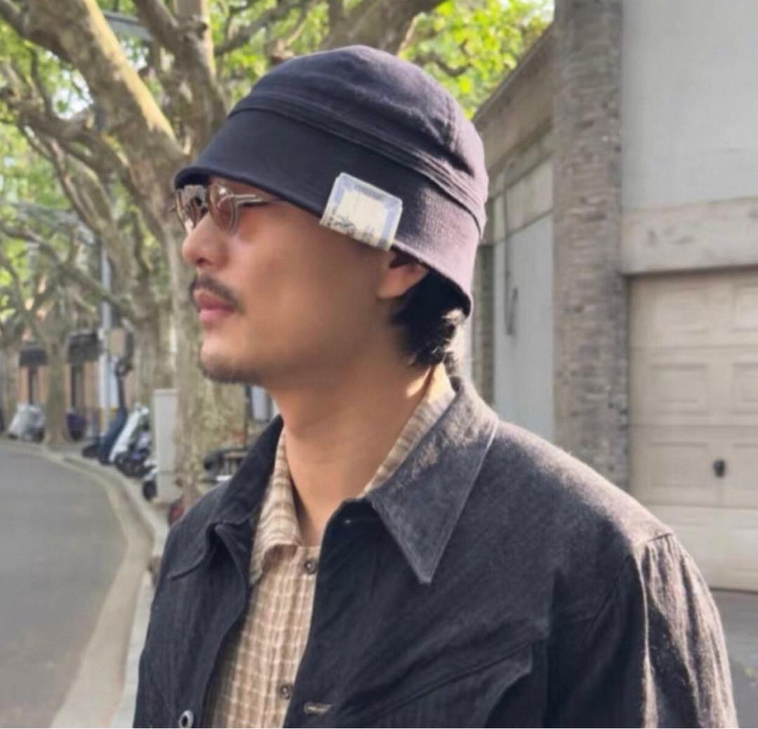 THE H.W.DOG&CO. セーラーハット 23SS 黒 帽子